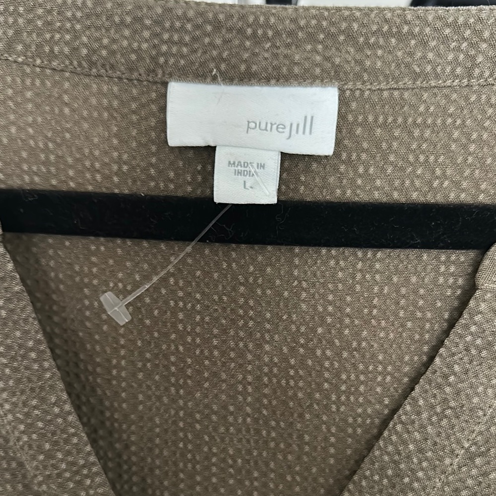 J. Jill Tan Tunic Top - Picture 2 of 2